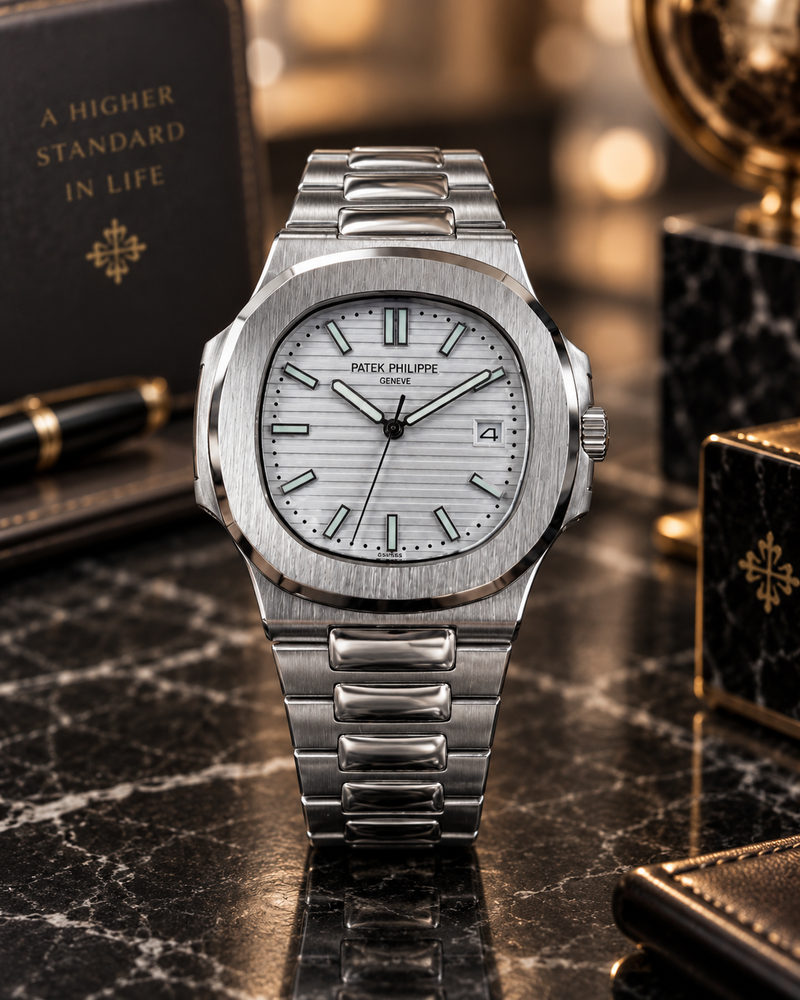 PATEK PHILIPPE NAUTILUS 5711 AUTOMÁTICO ACERO ESFERA BLANCA 40 MM