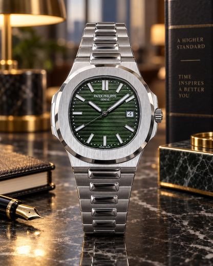 PATEK PHILIPPE NAUTILUS AUTOMÁTICO ACERO ESFERA VERDE 40 MM