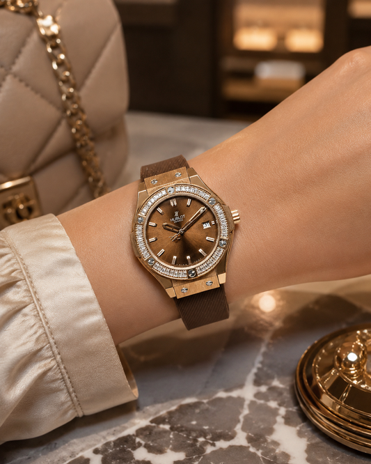 HUBLOT CLASSIC FUSION DIAMONDS DAMA - 36MM