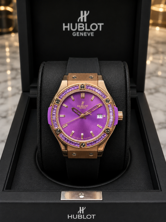 HUBLOT CLASSIC FUSION DIAMONDS DAMA - 36MM