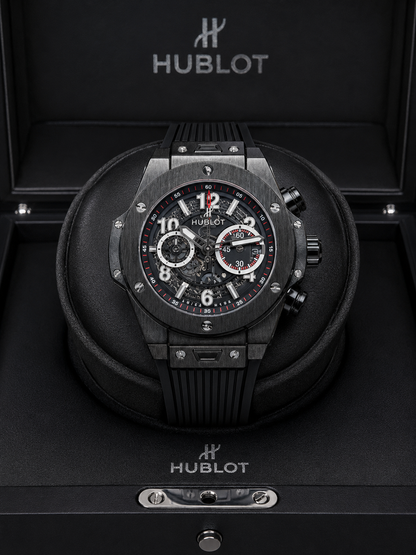 HUBLOT BIG BANG UNICO BLACK MAGIC SKELETON CABALLERO – 45 MM