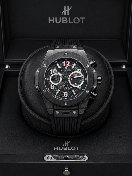 HUBLOT BIG BANG UNICO BLACK MAGIC SKELETON CABALLERO – 45 MM