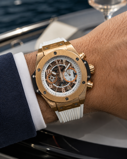 HUBLOT BIG BANG UNICO KING GOLD SKELETON – 45 MM