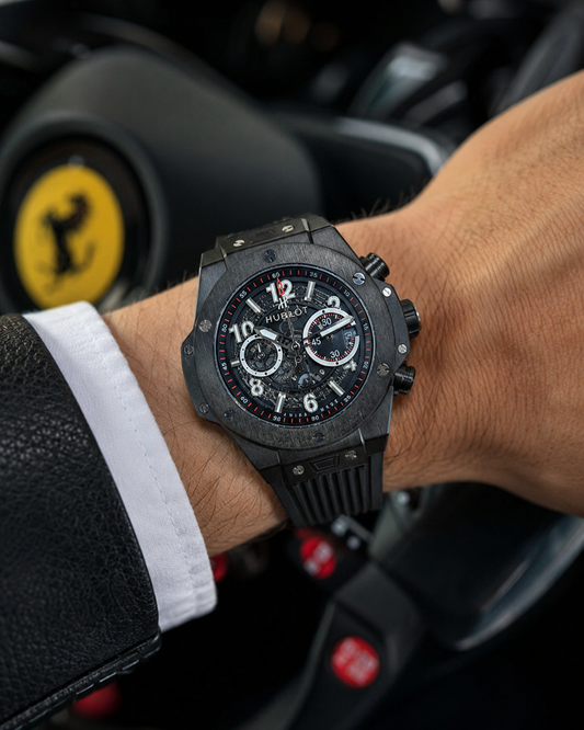 HUBLOT BIG BANG UNICO BLACK MAGIC SKELETON CABALLERO – 45 MM