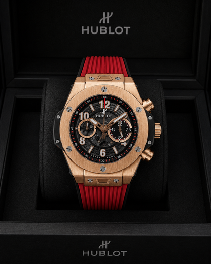 HUBLOT BIG BANG UNICO KING GOLD SKELETON CABALLERO – 45 MM