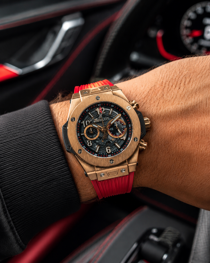 HUBLOT BIG BANG UNICO KING GOLD SKELETON CABALLERO – 45 MM