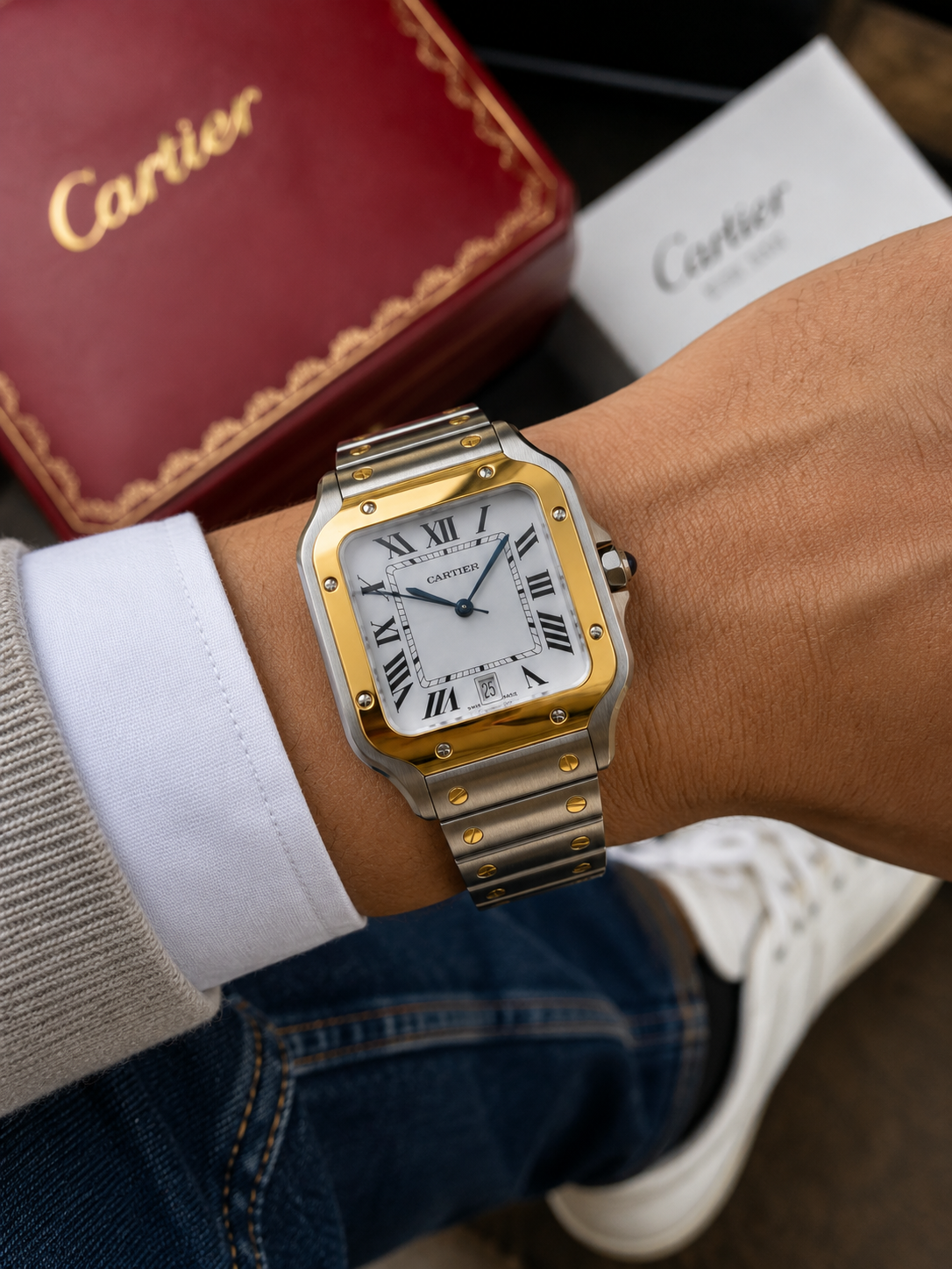 CARTIER SANTOS DE CARTIER BICOLOR – 40 MM