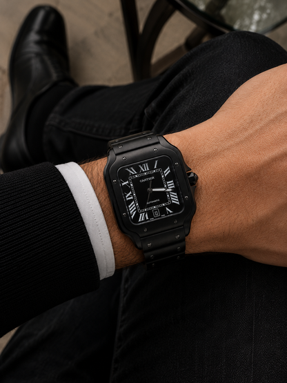 CARTIER SANTOS DE CARTIER AUTOMÁTICO 40 MM – ALL BLACK