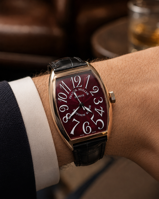 FRANCK MULLER CINTRÉE CURVEX PLATINUM ROTOR CABALLERO – 43 MM