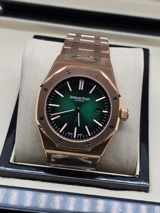 AUDEMARS PIGUET ROYAL OAK 41MM VERDE DEGRADADO ORO ROSA