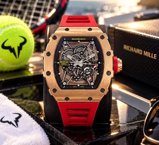 RICHARD MILLE RM 35-02 RAFAEL NADAL AUTOMÁTICO – ROSE GOLD & RED