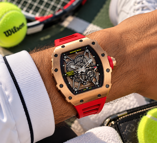 RICHARD MILLE RM 35-02 RAFAEL NADAL AUTOMÁTICO – ROSE GOLD & RED