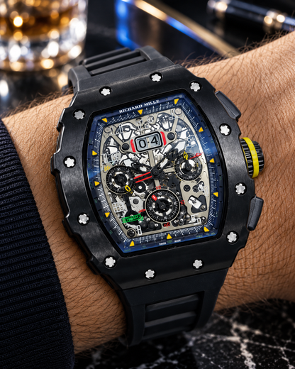 RICHARD MILLE AUTOMÁTICO SKELETON – BLACK EDITION