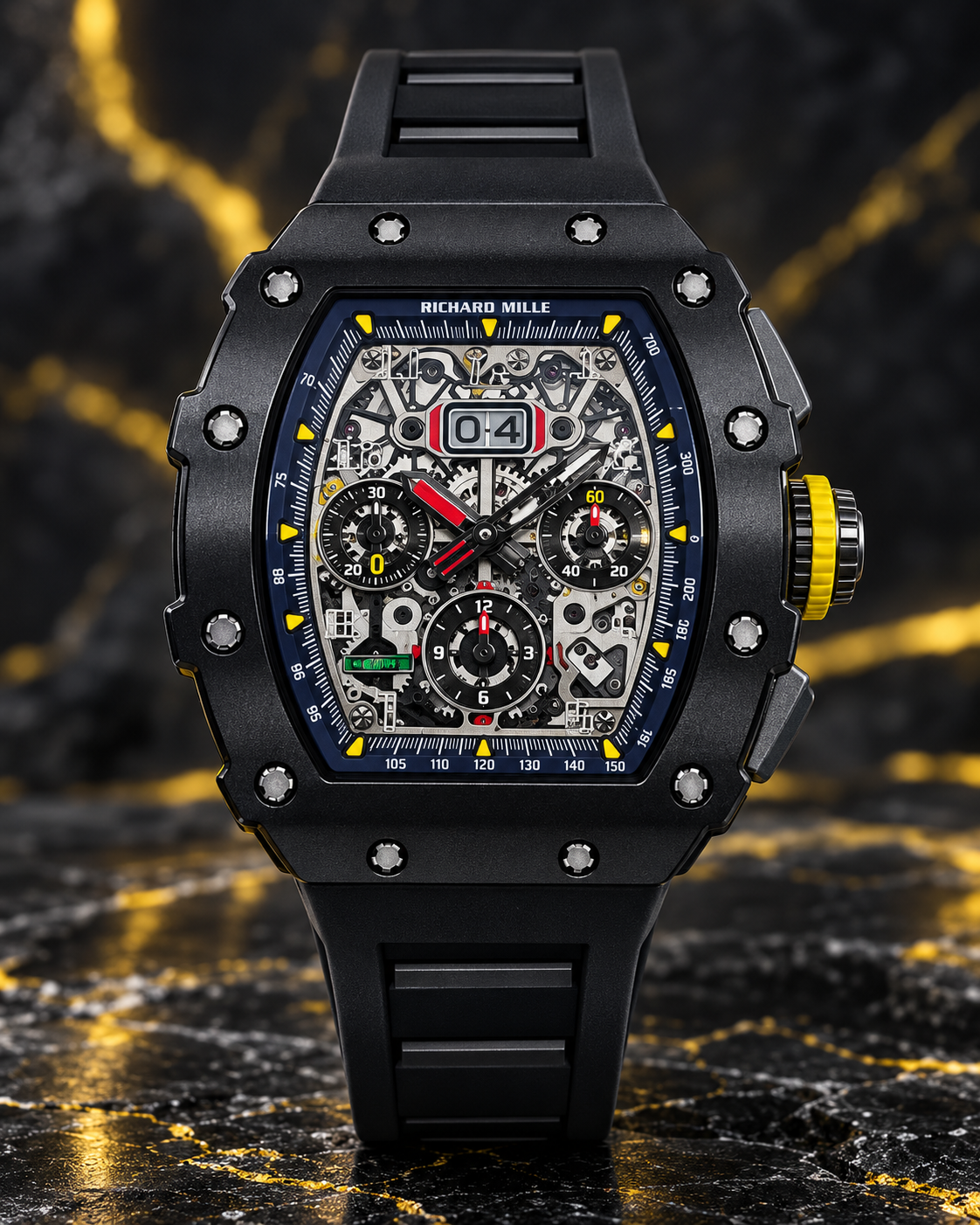 RICHARD MILLE AUTOMÁTICO SKELETON – BLACK EDITION