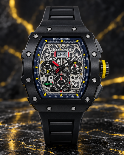 RICHARD MILLE AUTOMÁTICO SKELETON – BLACK EDITION
