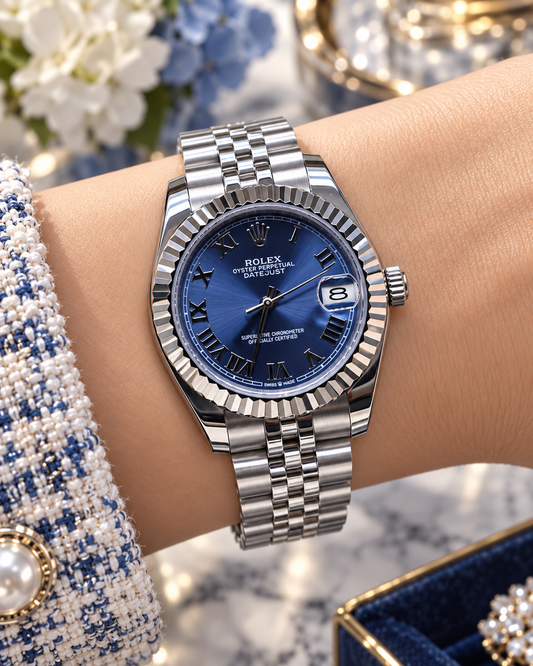 ROLEX DATEJUST 31 MM DAMA – ESFERA AZUL