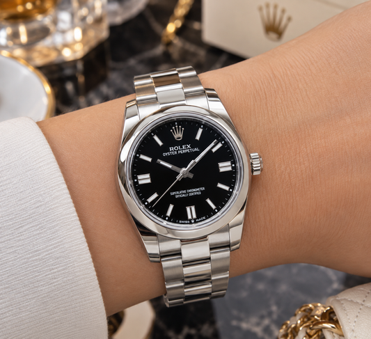 ROLEX OYSTER PERPETUAL 31 MM DAMA – ESFERA NEGRA