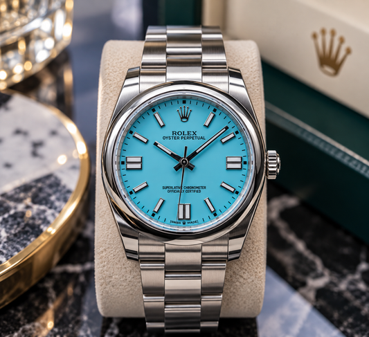 ROLEX OYSTER PERPETUAL 31 MM DAMA – ESFERA TURQUESA