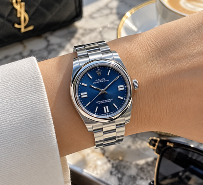 ROLEX OYSTER PERPETUAL DAMA 31 MM – ESFERA AZUL