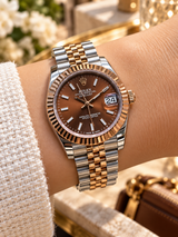 ROLEX DATEJUST DAMA 31 MM – ESFERA CHOCOLATE