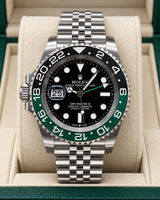 ROLEX GMT-MASTER II – ESFERA NEGRA, BISEL NEGRO Y VERDE “SPRITE” Y BRAZALETE JUBILEE