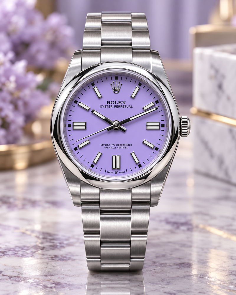 ROLEX OYSTER PERPETUAL 36 MM – ESFERA LAVANDA