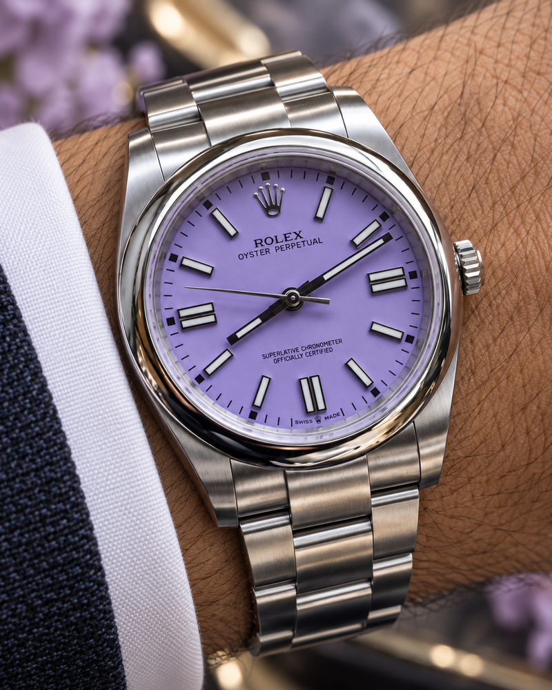ROLEX OYSTER PERPETUAL 36 MM – ESFERA LAVANDA