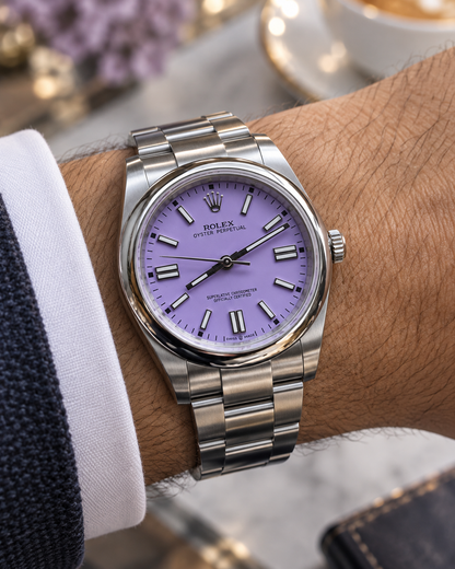 ROLEX OYSTER PERPETUAL 36 MM – ESFERA LAVANDA