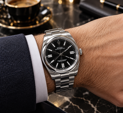 ROLEX OYSTER PERPETUAL 41 MM – ESFERA NEGRA Y BRAZALETE OYSTER