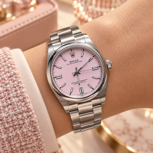 ROLEX OYSTER PERPETUAL 36 MM – ESFERA ROSA Y BRAZALETE OYSTER