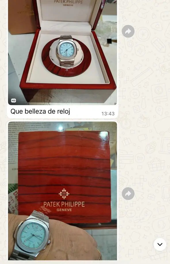 Cliente muestra su Patek Philippe: «Qué belleza de reloj»