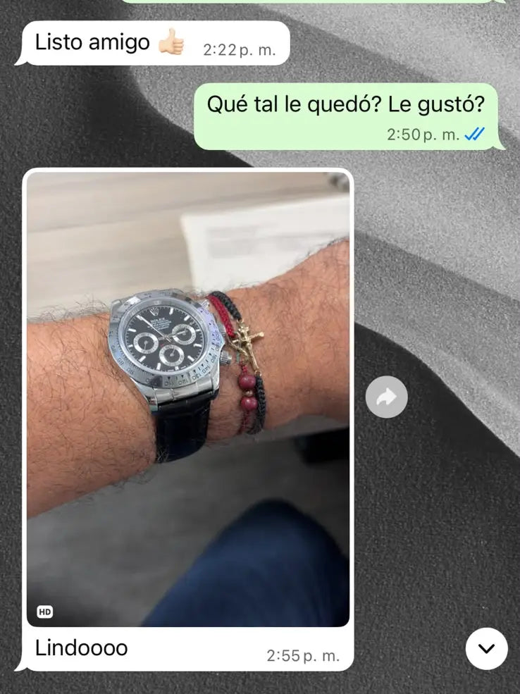 Cliente con su Rolex Daytona: «Lindoooo»